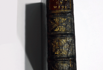 'Tryal of Wits'... original spine repaired and re-used